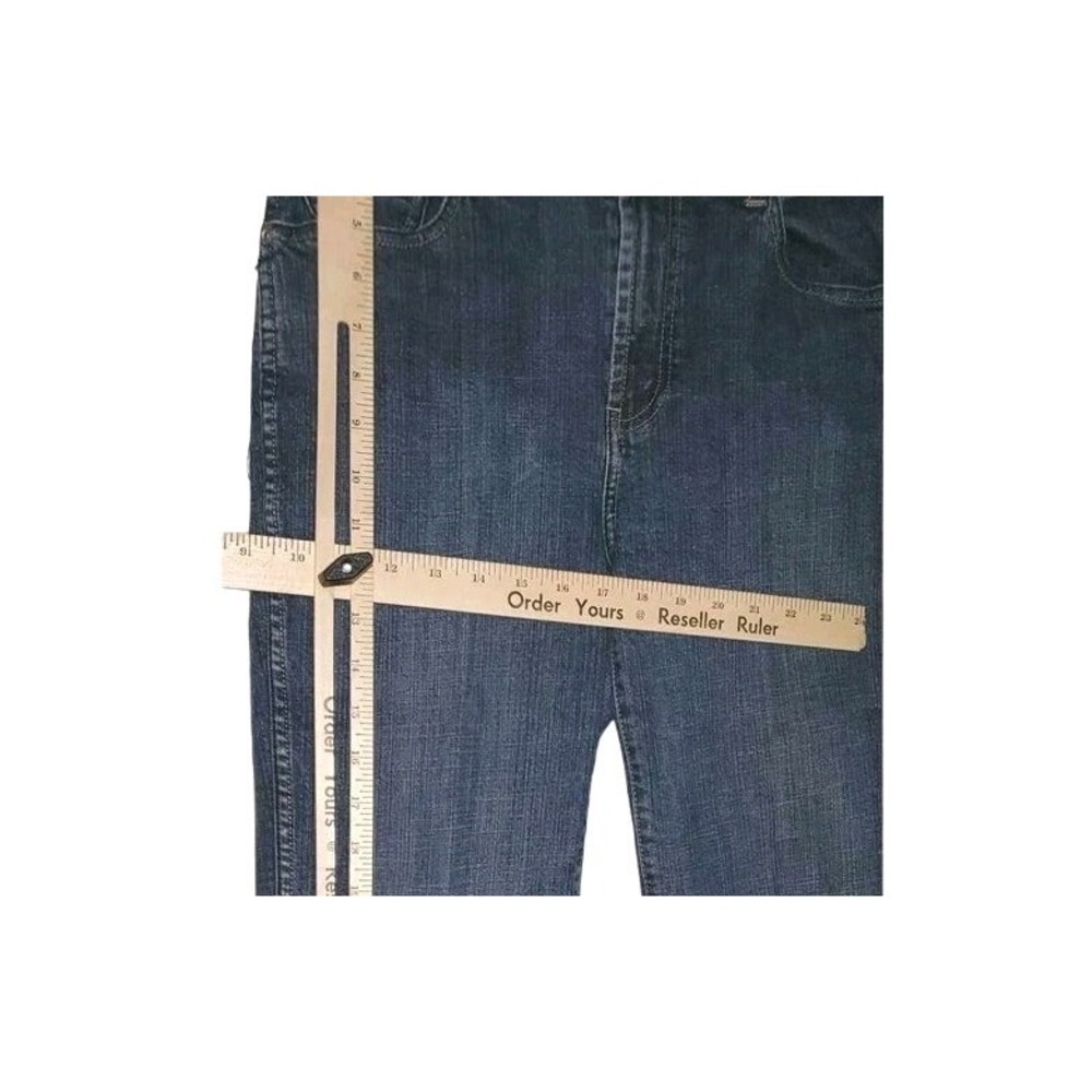Chico's Denim Bermuda Shorts Size 4 Small 28x20 Stretchy Cuffed Casual Jeans - Picture 7 of 8